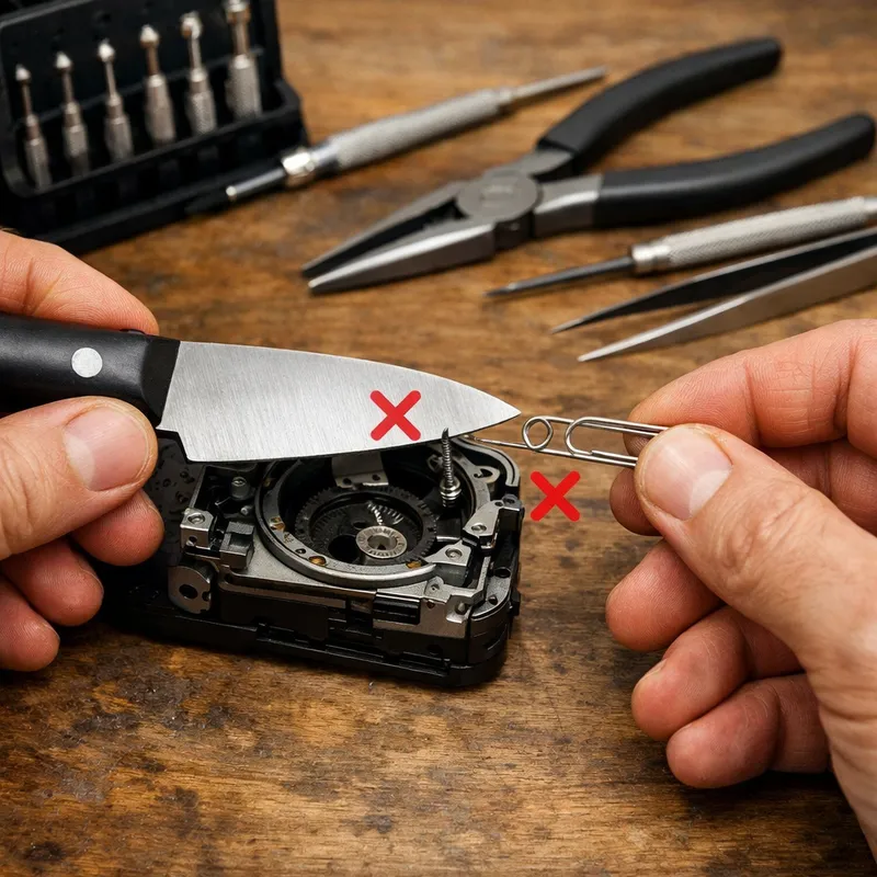 cle cassee – dans cassee pince