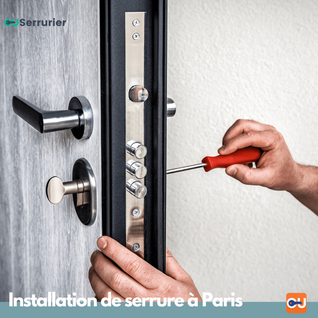 Installation de serrure à Paris